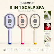 3 in 1 Scalp Spa Rechargeable Hair Spray Comb & Massager (Pack of 1)